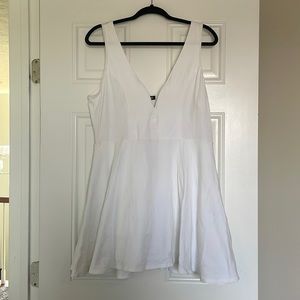 White Romper/Dress overlay from Express
